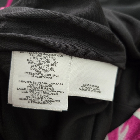 Anne Klein Floral Dress Size 10   #009 - Picture 6 of 7